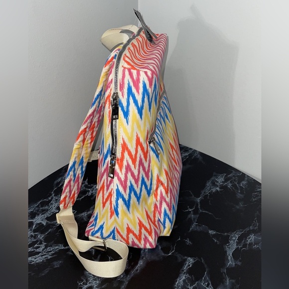 INC Layla Large Backpack Travel Nylon Zip Around Luggage Sleeve Recycled Nylon